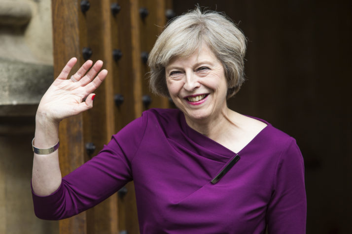 britishpmtheresaarrivedinnewdelhionathreedayvisit